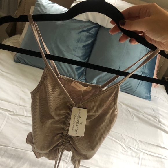 Windsor Drawstring Crop Top - Picture 3 of 3